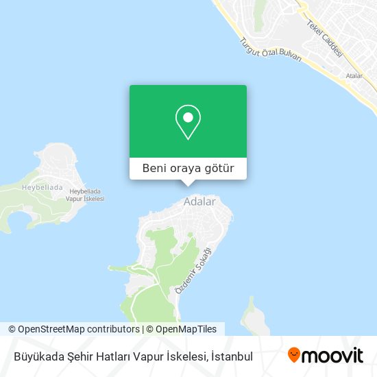Büyükada Şehir Hatları Vapur İskelesi harita