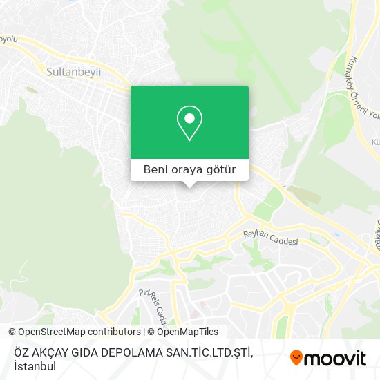 ÖZ AKÇAY GIDA DEPOLAMA SAN.TİC.LTD.ŞTİ harita