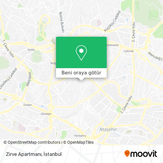 Zirve Apartmanı harita