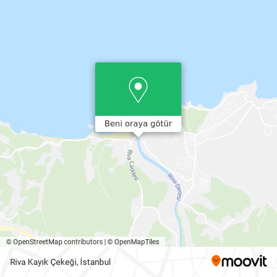 Riva Kayık Çekeği harita