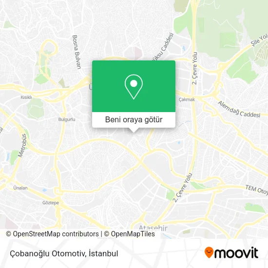 Çobanoğlu Otomotiv harita