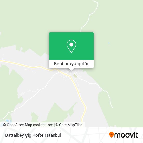 Battalbey Çiğ Köfte harita
