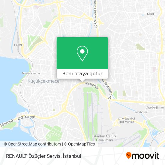 RENAULT Özüçler Servis harita