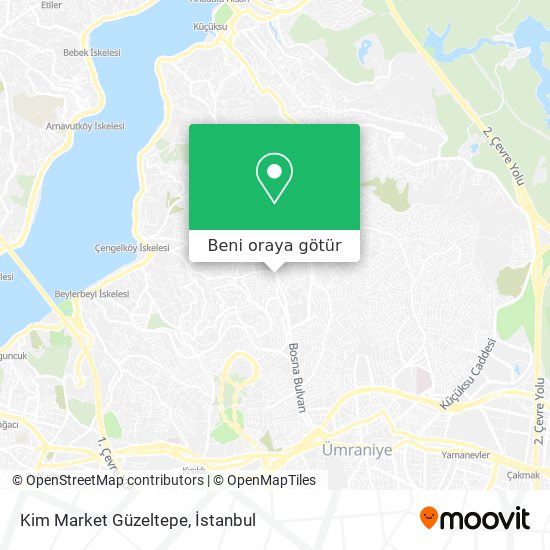 Kim Market Güzeltepe harita