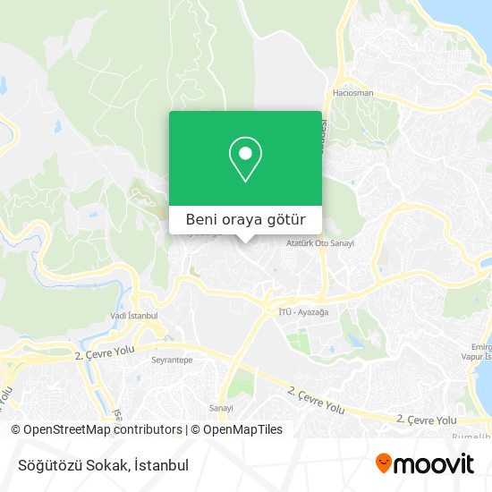 Söğütözü Sokak harita
