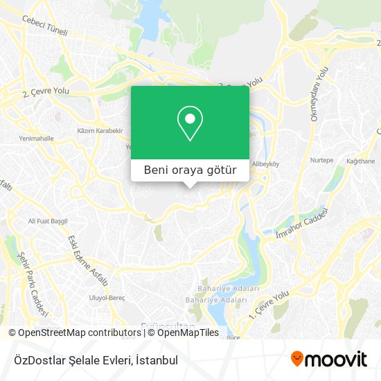 ÖzDostlar Şelale Evleri harita