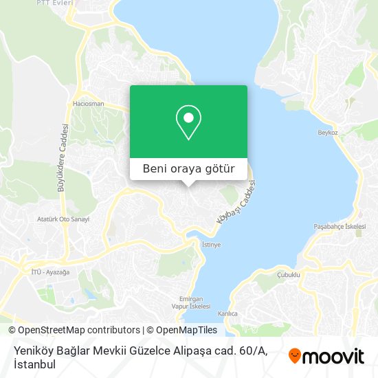 Yeniköy Bağlar Mevkii Güzelce Alipaşa cad. 60 / A harita