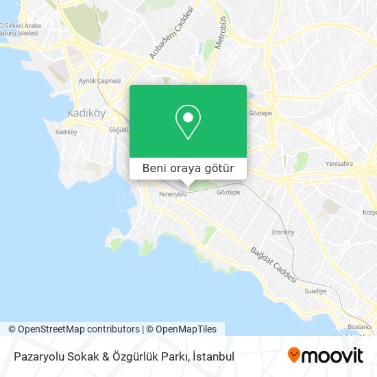 Pazaryolu Sokak & Özgürlük Parkı harita
