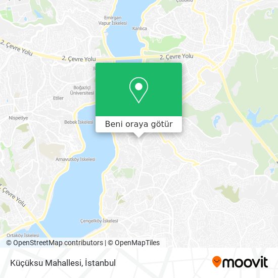 Küçüksu Mahallesi harita