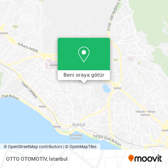OTTO OTOMOTİV harita