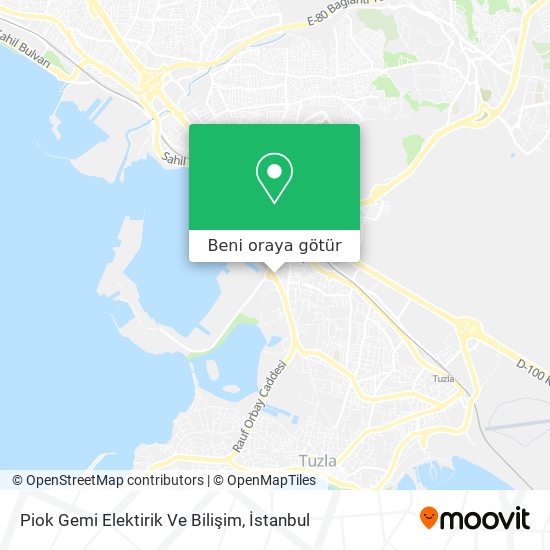 Piok Gemi Elektirik Ve Bilişim harita