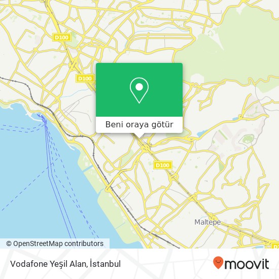 Vodafone Yeşil Alan harita