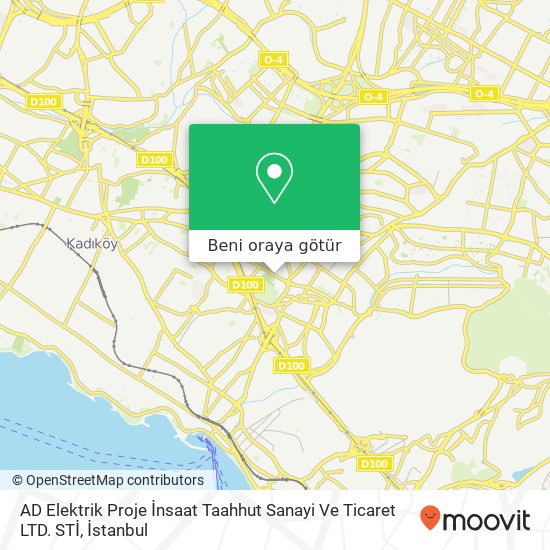 AD Elektrik Proje İnsaat Taahhut Sanayi Ve Ticaret LTD. STİ harita