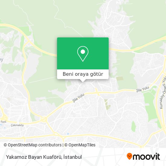 Yakamoz Bayan Kuaförü harita