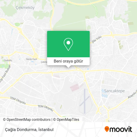 Çağla Dondurma harita