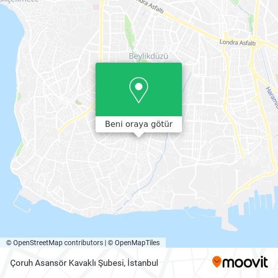 Çoruh Asansör Kavaklı Şubesi harita