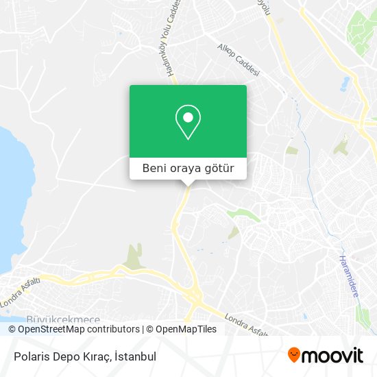 Polaris Depo Kıraç harita