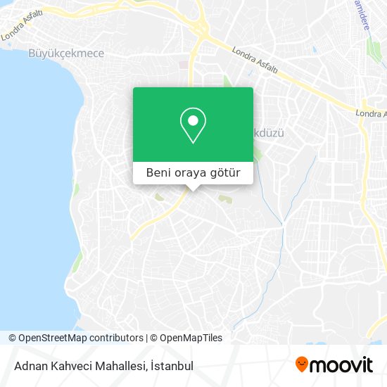 Adnan Kahveci Mahallesi harita