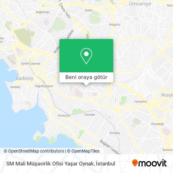 SM Mali Müşavirlik Ofisi Yaşar Oynak harita