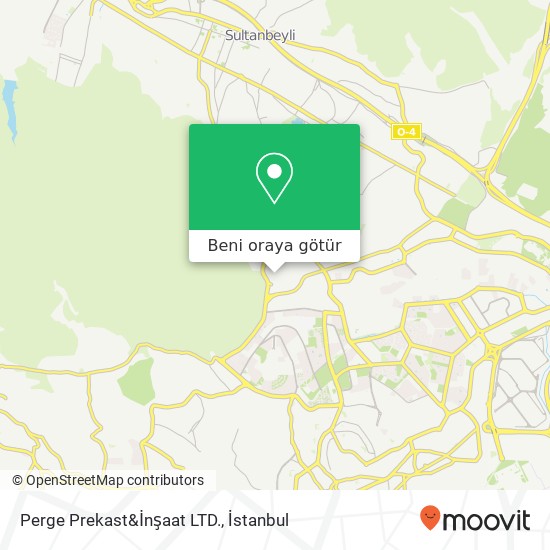 Perge Prekast&İnşaat LTD. harita