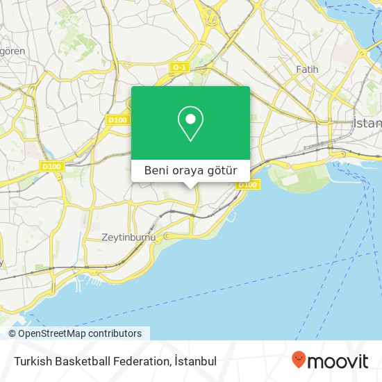 Turkish Basketball Federation harita
