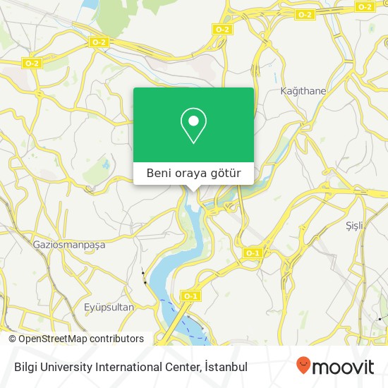 Bilgi University International Center harita