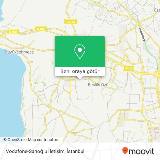 Vodafone-Sarıoğlu İletişim harita