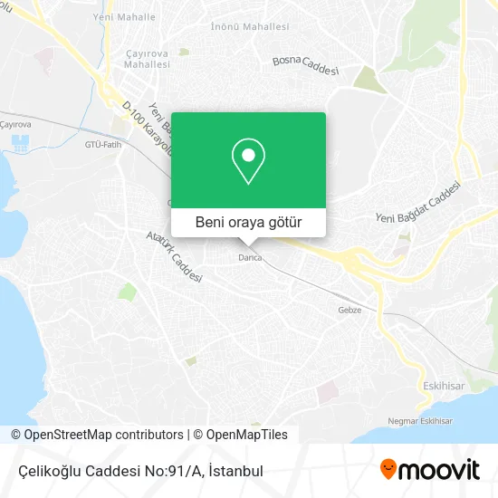 Çelikoğlu Caddesi No:91/A harita
