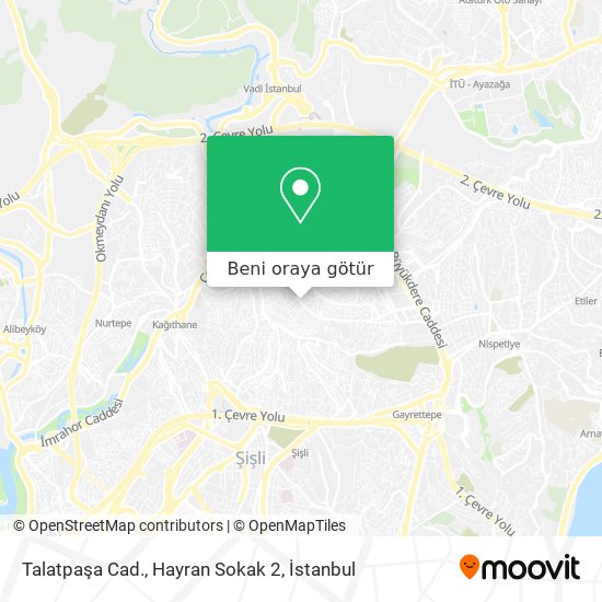 Talatpaşa Cad., Hayran Sokak 2 harita