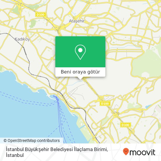 İstanbul Büyükşehir Belediyesi İlaçlama Birimi harita
