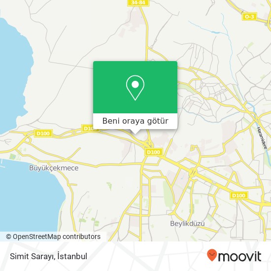 Simit Sarayı harita