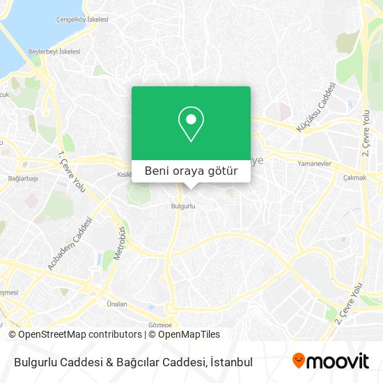Bulgurlu Caddesi & Bağcılar Caddesi harita