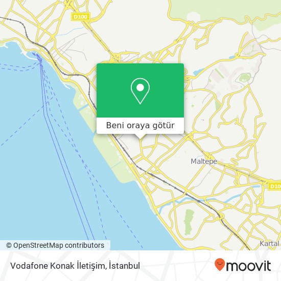 Vodafone Konak İletişim harita
