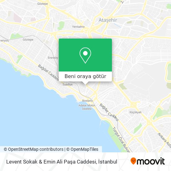 Levent Sokak & Emin Ali Paşa Caddesi harita