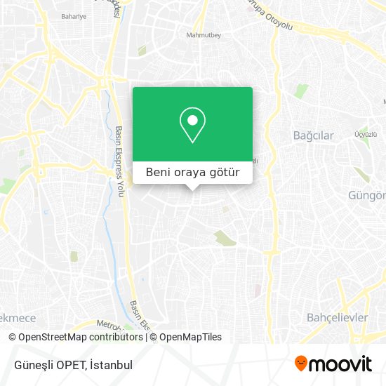 Güneşli OPET harita