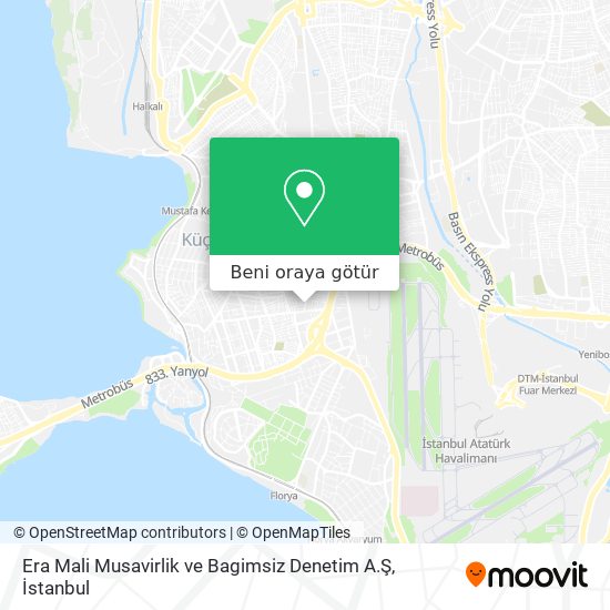 Era Mali Musavirlik ve Bagimsiz Denetim A.Ş harita