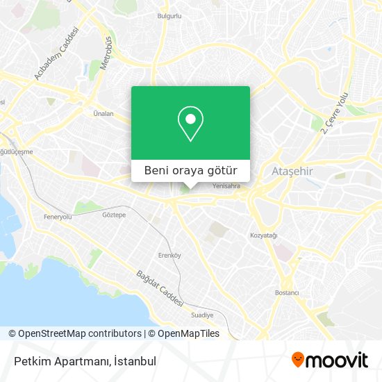 Petkim Apartmanı harita