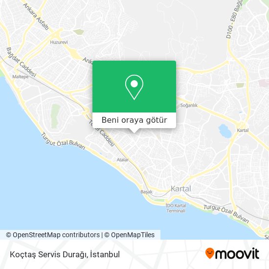 Koçtaş Servis Durağı harita