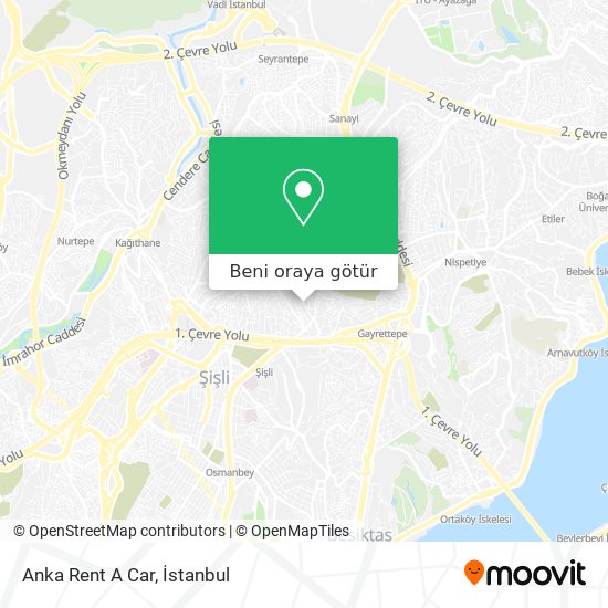 Anka Rent A Car harita