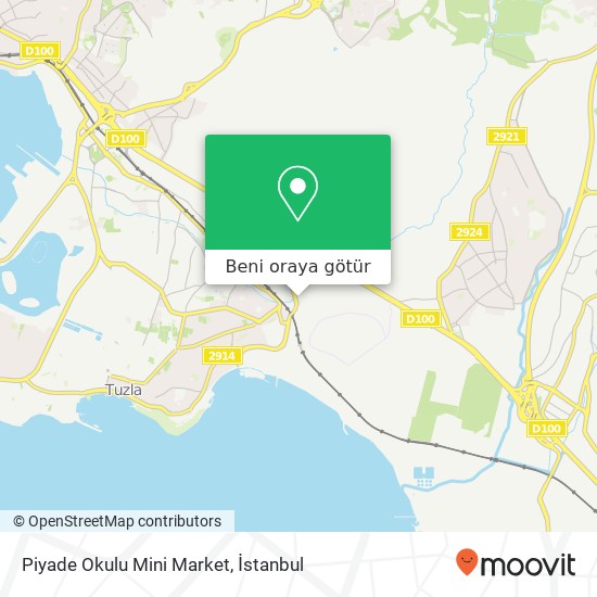 Piyade Okulu Mini Market harita