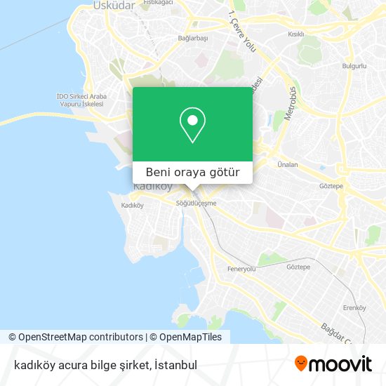 kadıköy acura bilge şirket harita