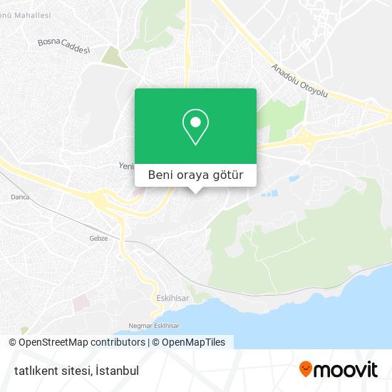 tatlıkent sitesi harita