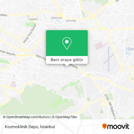 Kozmoklinik Depo harita