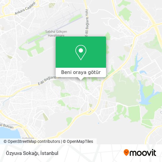 Özyuva Sokağı harita