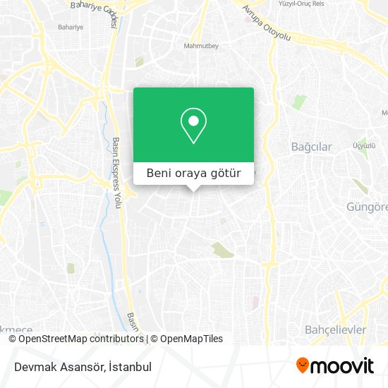 Devmak Asansör harita