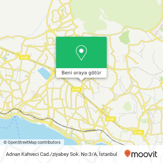 Adnan Kahveci Cad. / ziyabey Sok. No:3 / A harita