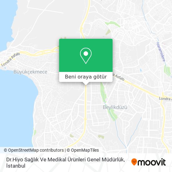 Dr.Hiyo Sağlık Ve Medikal Ürünleri Genel Müdürlük harita