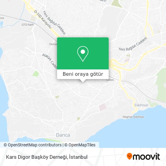 Kars Digor Başköy Derneği harita