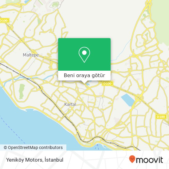Yeniköy Motors harita