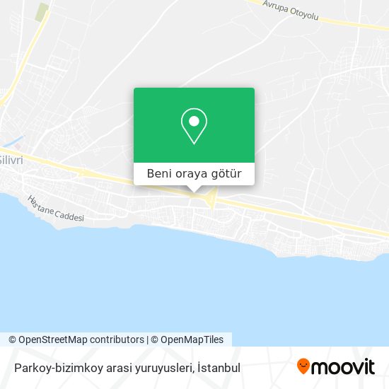 Parkoy-bizimkoy arasi yuruyusleri harita